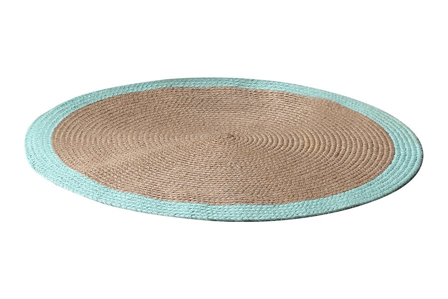 Home round indoor cotton braided rug